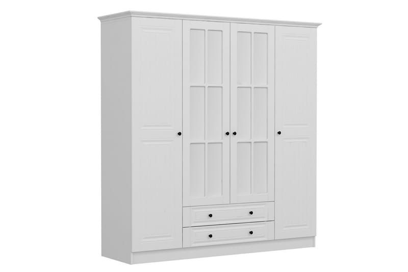 Fruitland Garderobe 180 cm - Hvit - Oppbevaring - Klesoppbevaring - Garderober & garderobesystem