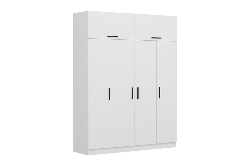 Fruitland Garderobe 180 cm - Hvit - Oppbevaring - Klesoppbevaring - Garderober & garderobesystem