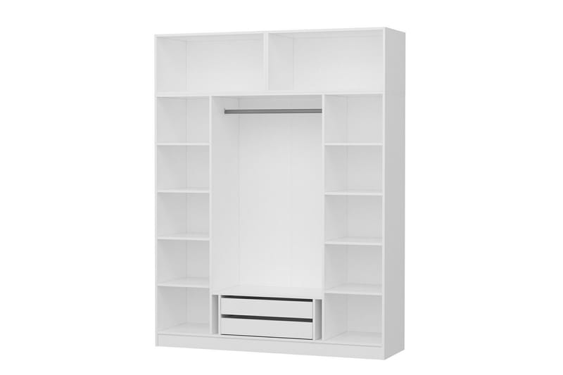 Fruitland Garderobe 180 cm - Hvit - Oppbevaring - Klesoppbevaring - Garderober & garderobesystem