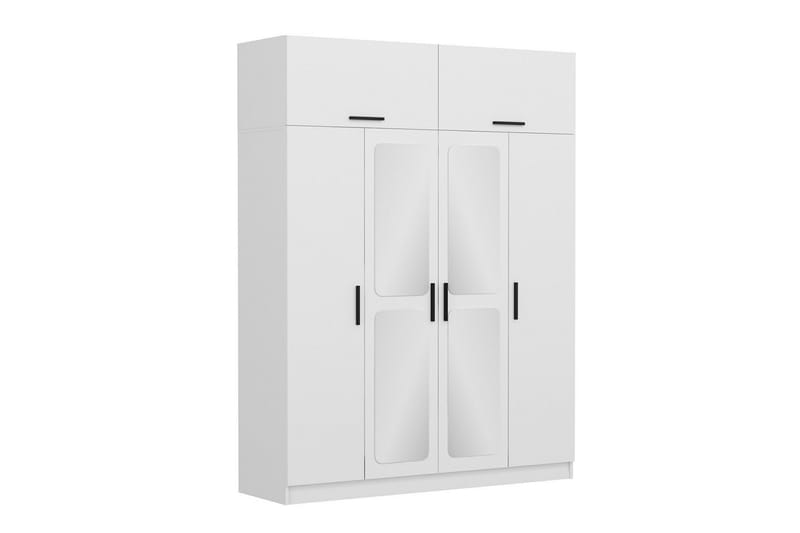 Fruitland Garderobe 180 cm - Hvit - Oppbevaring - Klesoppbevaring - Garderober & garderobesystem