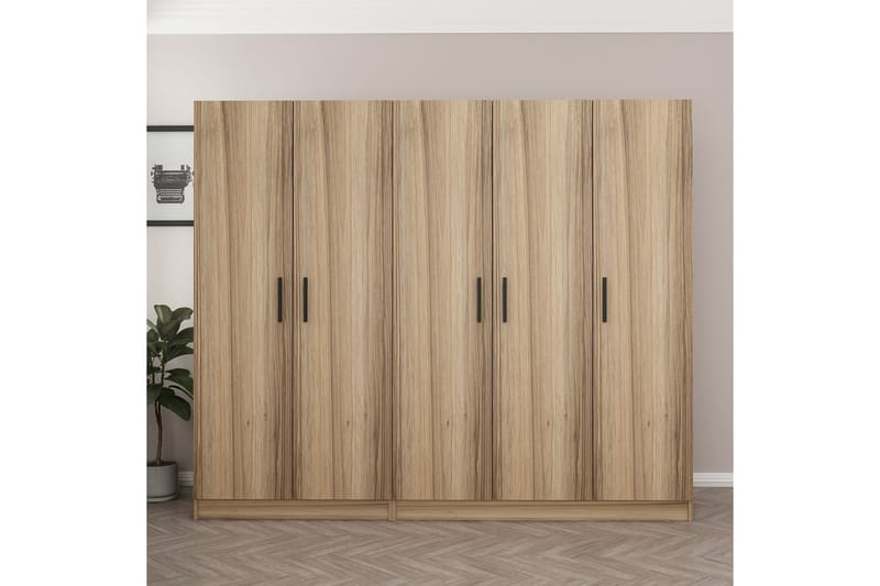 Fruitland Garderobe 225 cm - Brun - Oppbevaring - Klesoppbevaring - Garderober & garderobesystem