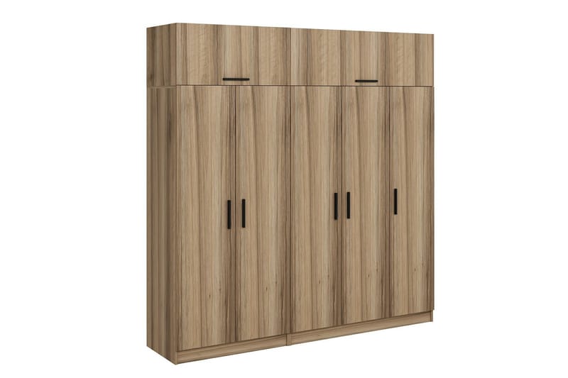 Fruitland Garderobe 225 cm - Brun - Oppbevaring - Klesoppbevaring - Garderober & garderobesystem