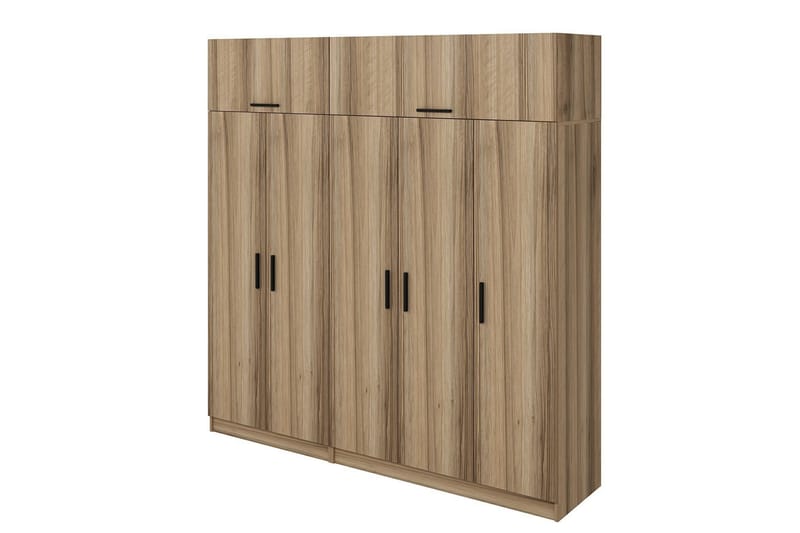 Fruitland Garderobe 225 cm - Brun - Oppbevaring - Klesoppbevaring - Garderober & garderobesystem