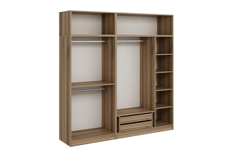 Fruitland Garderobe 225 cm - Brun - Oppbevaring - Klesoppbevaring - Garderober & garderobesystem