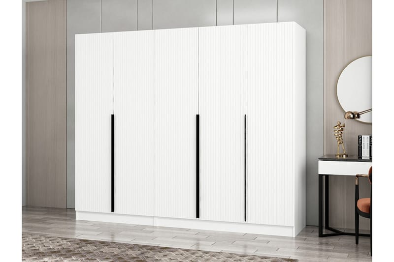 Fruitland Garderobe 225 cm - Hvit - Oppbevaring - Klesoppbevaring - Garderober & garderobesystem