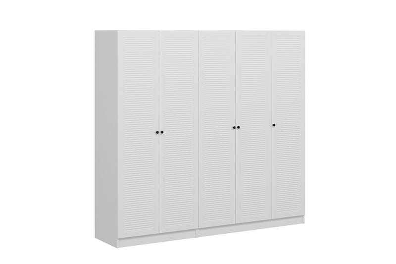 Fruitland Garderobe 225 cm - Hvit - Oppbevaring - Klesoppbevaring - Garderober & garderobesystem