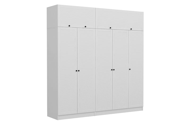 Fruitland Garderobe 225 cm - Hvit - Oppbevaring - Klesoppbevaring - Garderober & garderobesystem