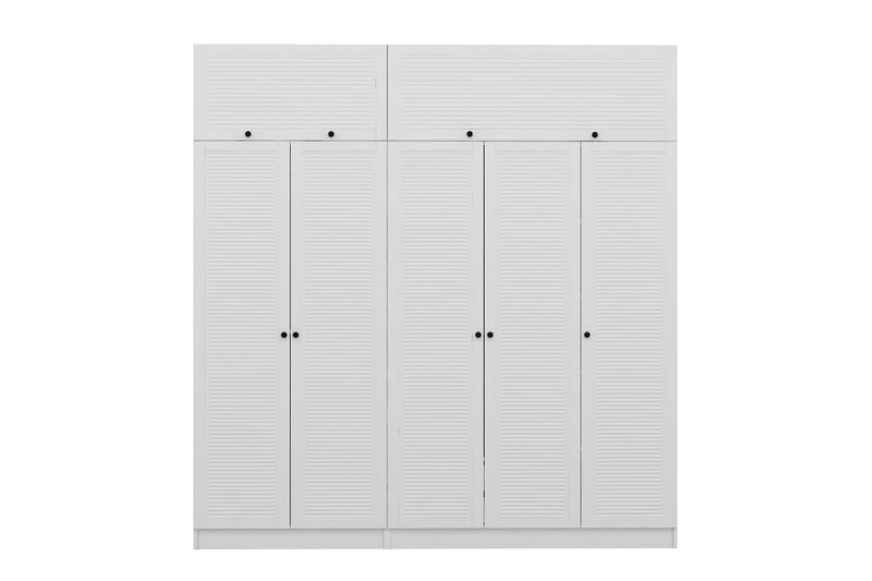 Fruitland Garderobe 225 cm - Hvit - Oppbevaring - Klesoppbevaring - Garderober & garderobesystem