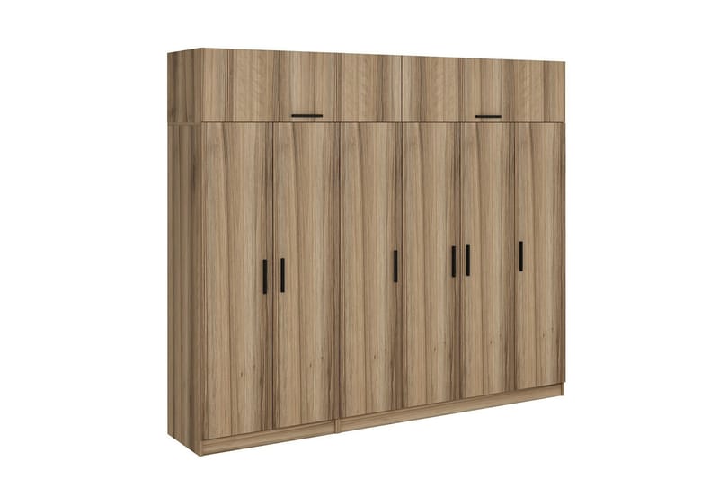 Fruitland Garderobe 270 cm - Brun - Oppbevaring - Klesoppbevaring - Garderober & garderobesystem