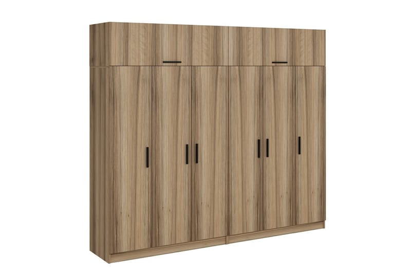 Fruitland Garderobe 270 cm - Brun - Oppbevaring - Klesoppbevaring - Garderober & garderobesystem