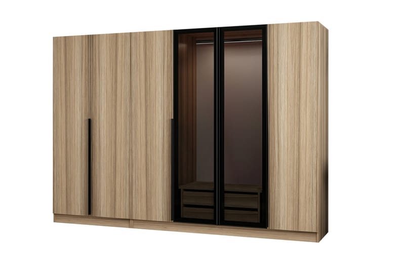 Fruitland Garderobe 270 cm - Eik - Oppbevaring - Klesoppbevaring - Garderober & garderobesystem