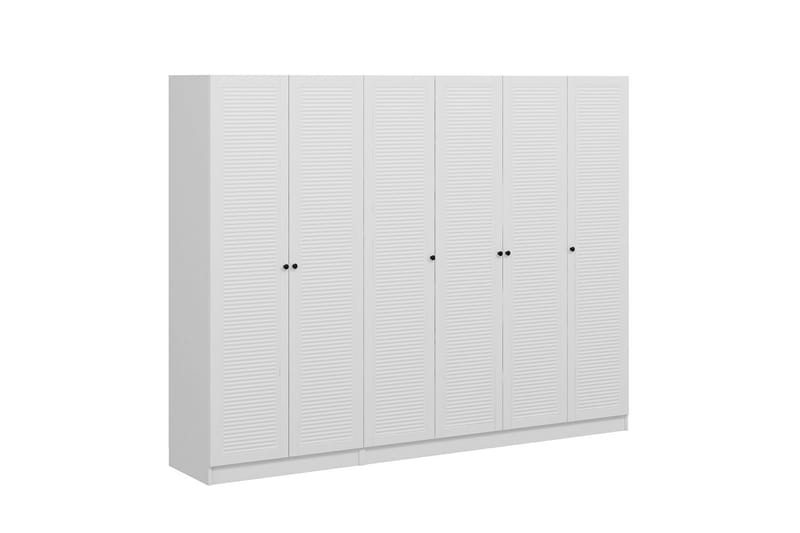 Fruitland Garderobe 270 cm - Hvit - Oppbevaring - Klesoppbevaring - Garderober & garderobesystem