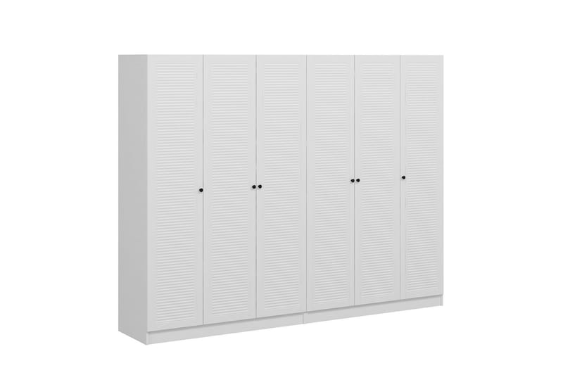 Fruitland Garderobe 270 cm - Hvit - Oppbevaring - Klesoppbevaring - Garderober & garderobesystem