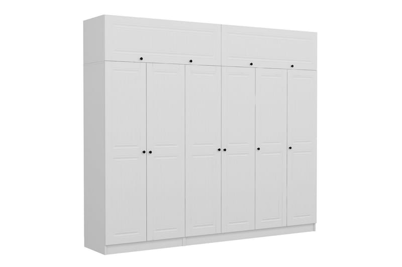 Fruitland Garderobe 270 cm - Hvit - Oppbevaring - Klesoppbevaring - Garderober & garderobesystem