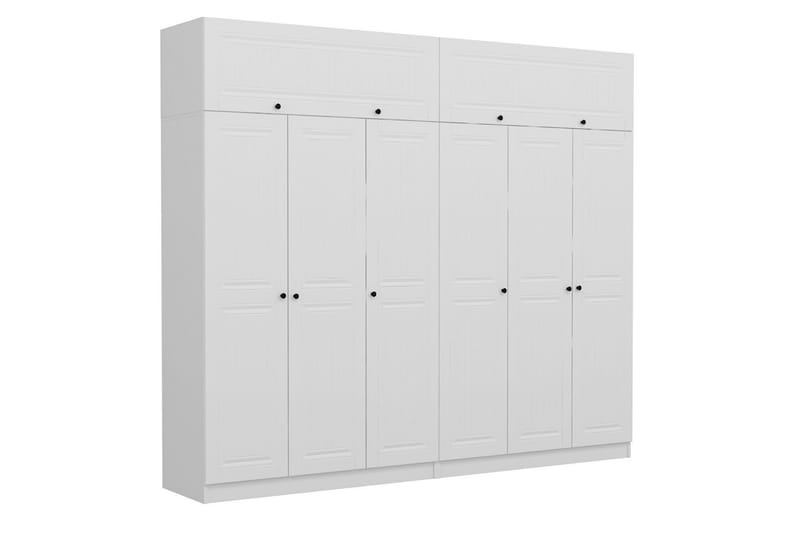 Fruitland Garderobe 270 cm - Hvit - Oppbevaring - Klesoppbevaring - Garderober & garderobesystem