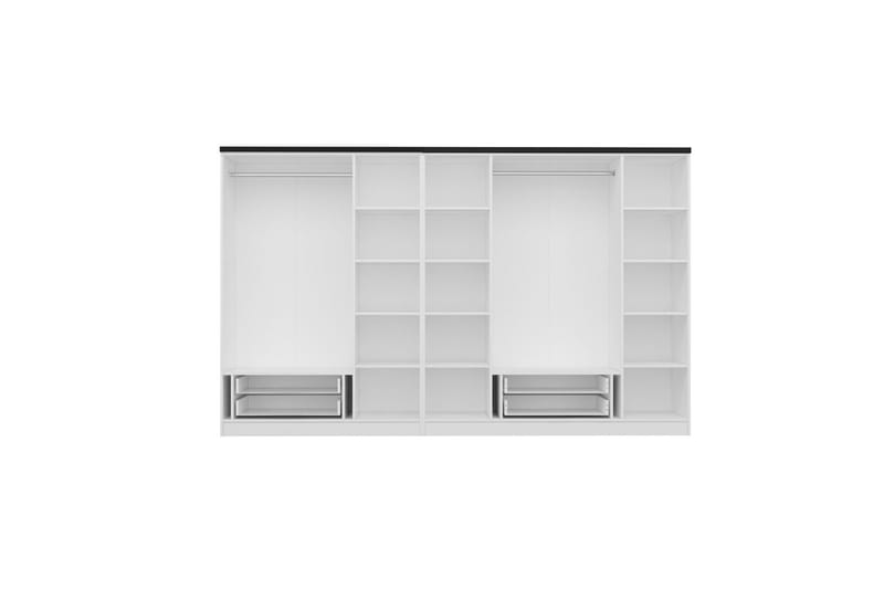 Fruitland Garderobe 315 cm - Hvit - Oppbevaring - Klesoppbevaring - Garderober & garderobesystem