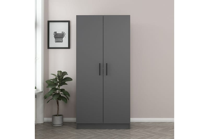 Fruitland Garderobe 90 cm - Antrasitt - Oppbevaring - Klesoppbevaring - Garderober & garderobesystem