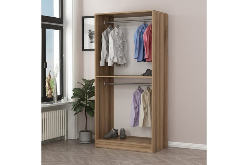 Fruitland Garderobe 90 cm - Antrasitt - Oppbevaring - Klesoppbevaring - Garderober & garderobesystem