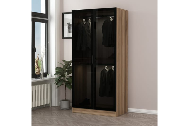 Fruitland Garderobe 90 cm - Brun - Oppbevaring - Klesoppbevaring - Garderober & garderobesystem