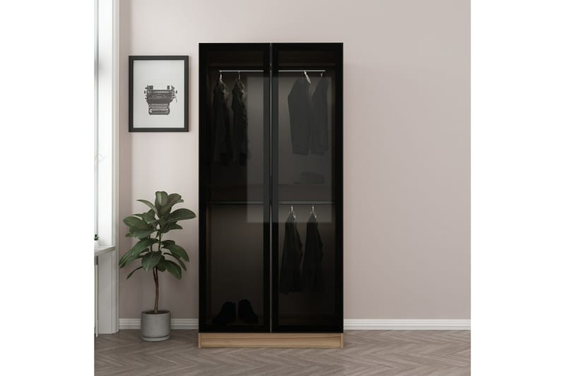 Fruitland Garderobe 90 cm - Brun - Oppbevaring - Klesoppbevaring - Garderober & garderobesystem