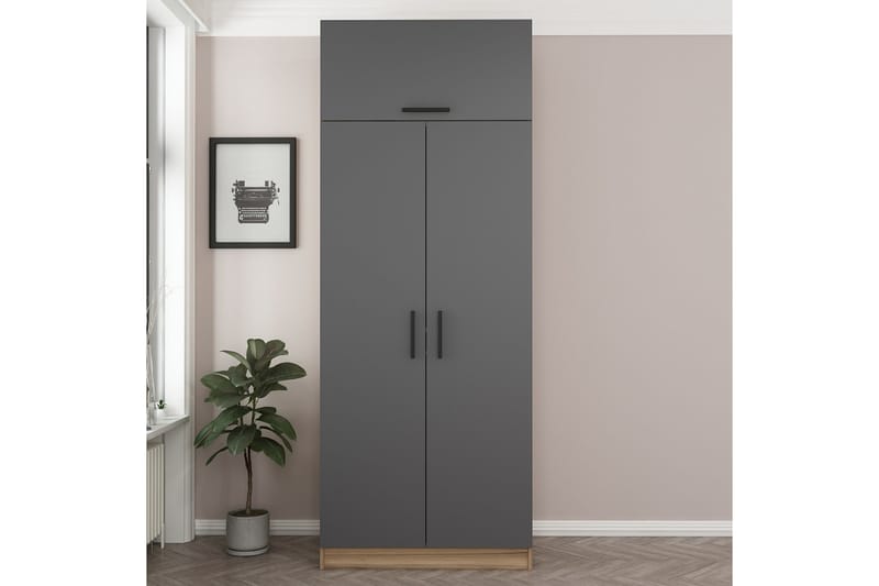 Fruitland Garderobe 90 cm - Brun - Oppbevaring - Klesoppbevaring - Garderober & garderobesystem