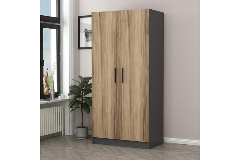 Fruitland Garderobe 90 cm - Eik - Oppbevaring - Klesoppbevaring - Garderober & garderobesystem