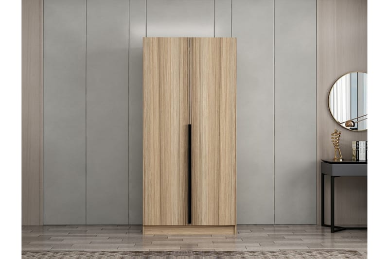 Fruitland Garderobe 90 cm - Eik - Garderober & garderobesystem - Garderobeskap & klesskap