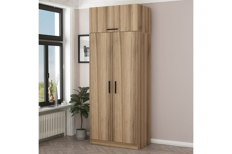 Fruitland Garderobe 90 cm - Eik - Oppbevaring - Klesoppbevaring - Garderober & garderobesystem