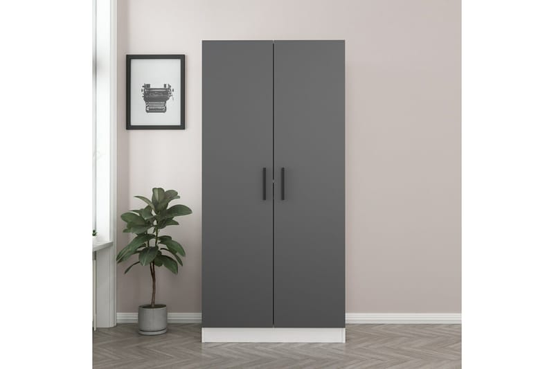 Fruitland Garderobe 90 cm - Hvit - Oppbevaring - Klesoppbevaring - Garderober & garderobesystem