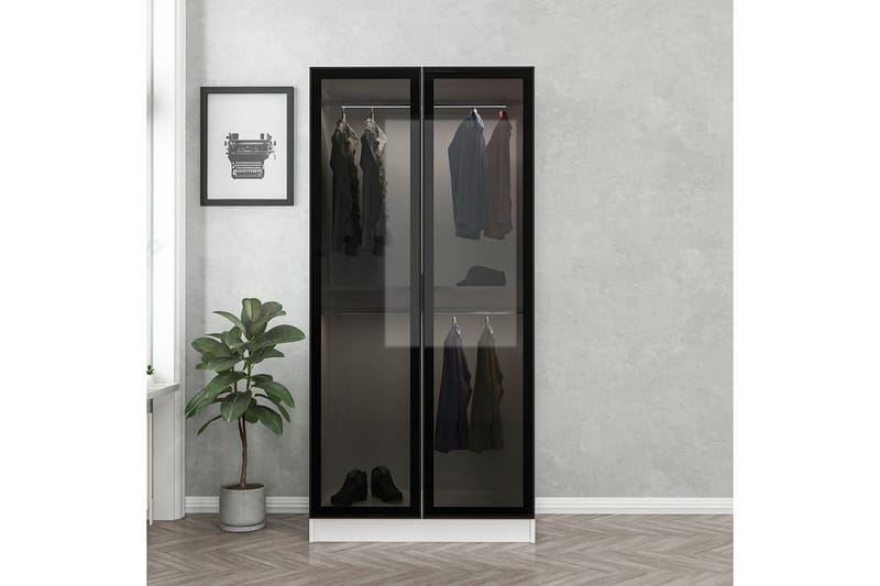 Fruitland Garderobe 90 cm - Hvit - Oppbevaring - Klesoppbevaring - Garderober & garderobesystem