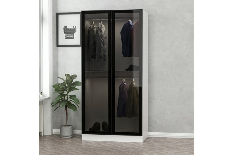 Fruitland Garderobe 90 cm - Hvit - Oppbevaring - Klesoppbevaring - Garderober & garderobesystem