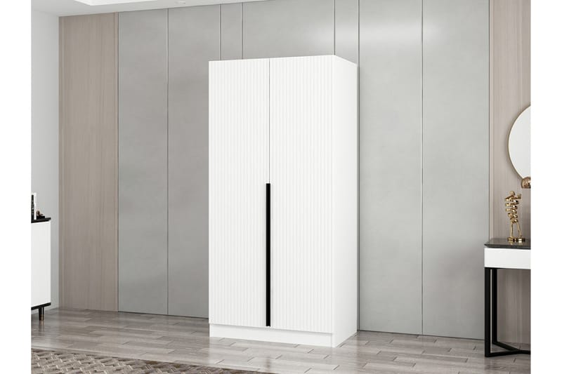 Fruitland Garderobe 90 cm - Hvit - Oppbevaring - Klesoppbevaring - Garderober & garderobesystem