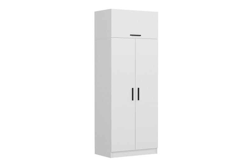 Fruitland Garderobe 90 cm - Hvit - Oppbevaring - Klesoppbevaring - Garderober & garderobesystem