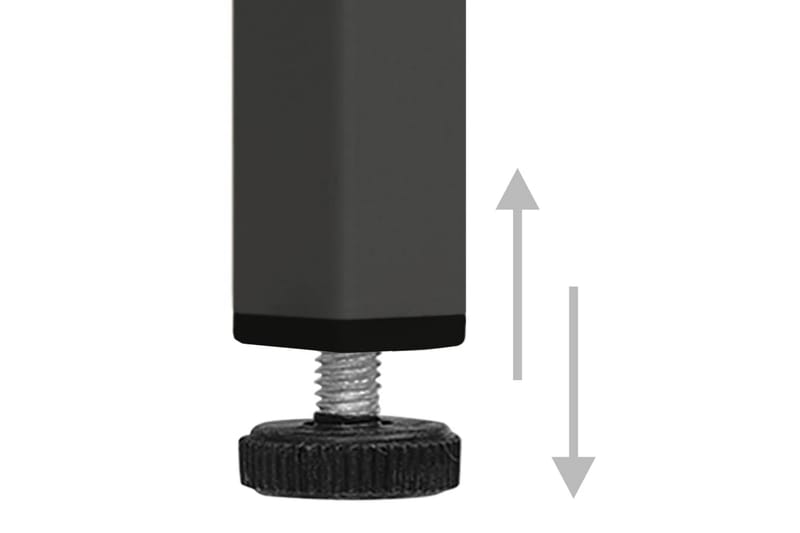 Garderobe antrasitt 90x50x180 cm stål - Antrasittgrå - Oppbevaring - Klesoppbevaring - Garderober & garderobesystem