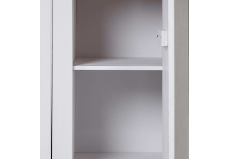 Garderobeskap 3 dører hvit 118x50x171,5 cm furu Panama Range - Hvit - Oppbevaring - Klesoppbevaring - Garderober & garderobesystem