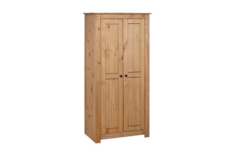 Garderobeskap 80x50x171,5 cm furu Panama Range - Brun - Oppbevaring - Klesoppbevaring - Garderober & garderobesystem