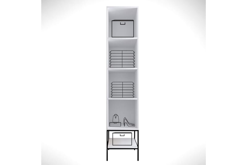 Elesham Garderobe 50x42 - Hvit - Oppbevaring - Klesoppbevaring - Garderober & garderobesystem - Garderobeskap & klesskap