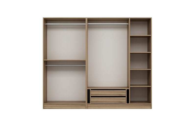 Fruitland Garderobe 225 cm - Brun - Garderobeskap & klesskap