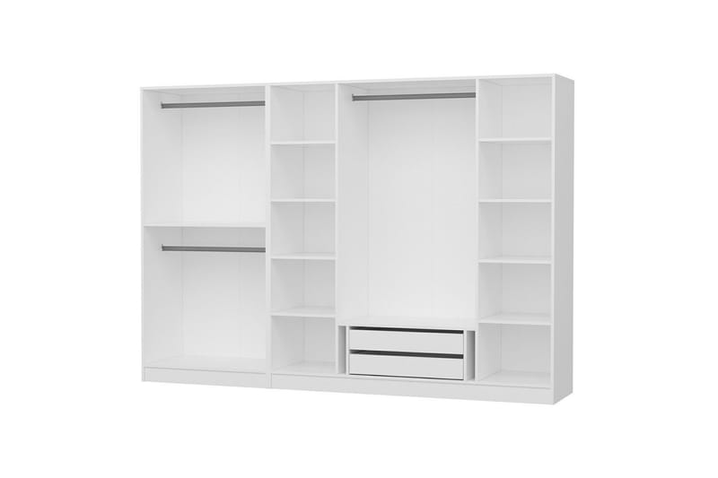 Fruitland Garderobe 270 cm - Hvit - Oppbevaring - Klesoppbevaring - Garderober & garderobesystem - Garderobeskap & klesskap