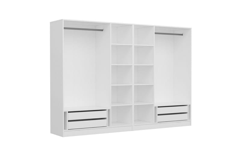 Fruitland Garderobe 270 cm - Hvit - Oppbevaring - Klesoppbevaring - Garderober & garderobesystem - Garderobeskap & klesskap