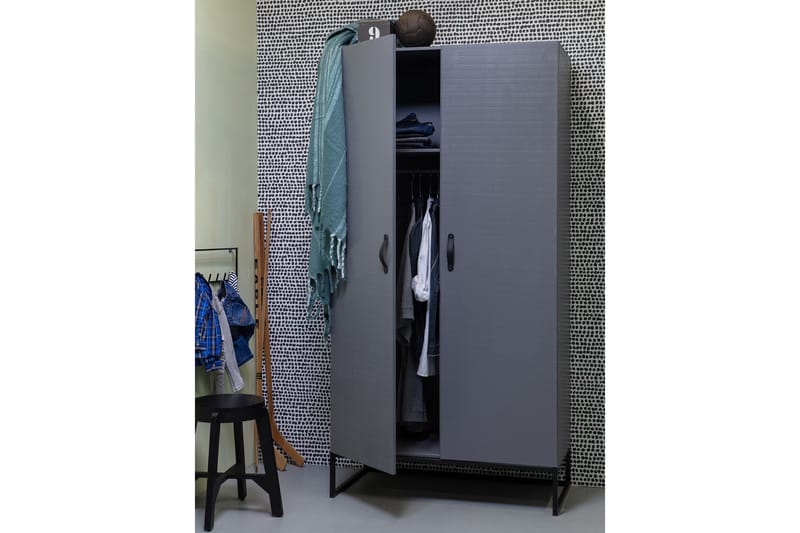 Kahe Garderobe 100x195 cm - Oppbevaring - Klesoppbevaring - Garderober & garderobesystem - Garderobeskap & klesskap