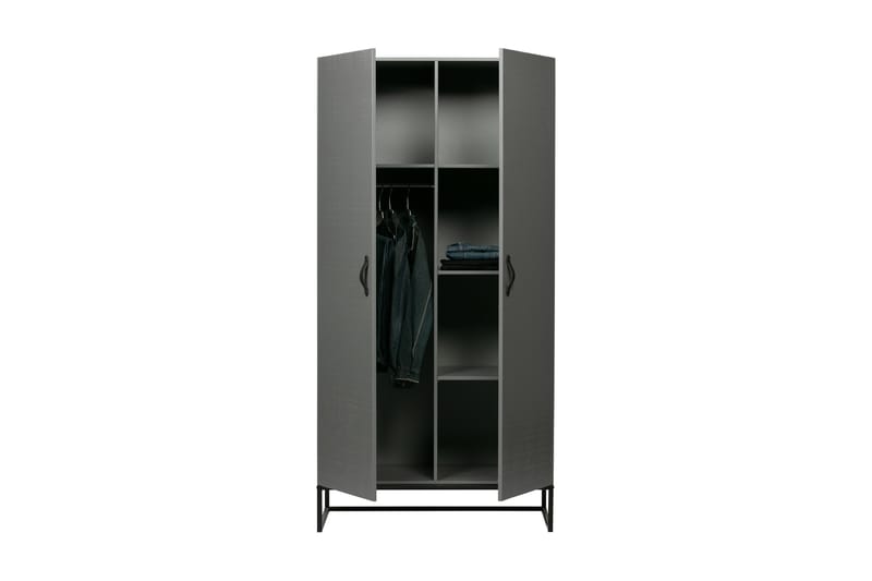 Kahe Garderobe 100x195 cm - Oppbevaring - Klesoppbevaring - Garderober & garderobesystem - Garderobeskap & klesskap