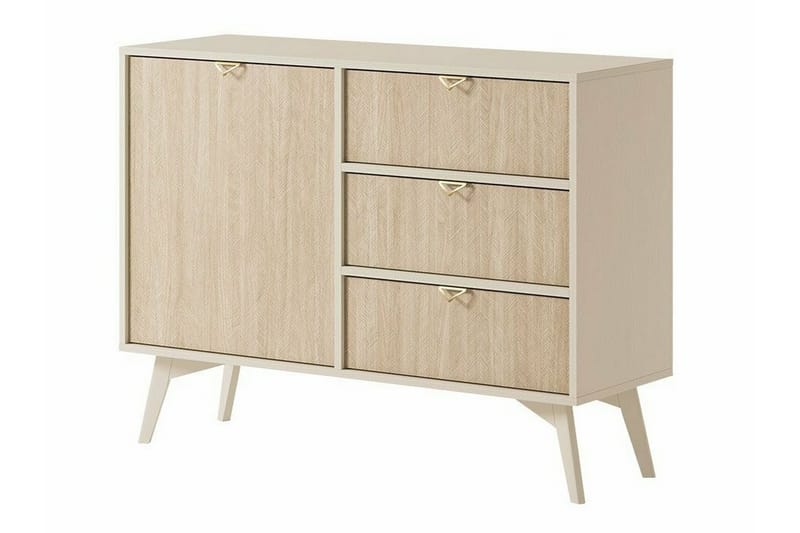 Klinkerville Kommode 106 cm - Beige - Oppbevaring - Klesoppbevaring - Garderober & garderobesystem - Garderobeskap & klesskap