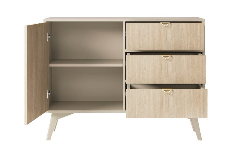 Klinkerville Kommode 106 cm - Beige - Oppbevaring - Klesoppbevaring - Garderober & garderobesystem - Garderobeskap & klesskap