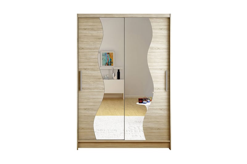 Miami Garderobe 120x58x200 cm - Oppbevaring - Klesoppbevaring - Garderober & garderobesystem - Garderobeskap & klesskap