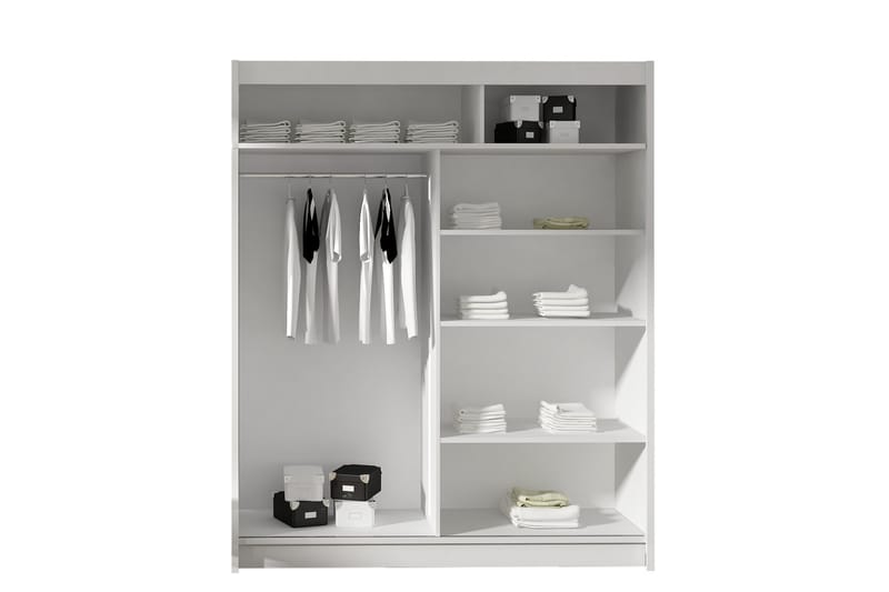 West Garderobe 150x58x200 cm - Oppbevaring - Klesoppbevaring - Garderober & garderobesystem - Garderobeskap & klesskap