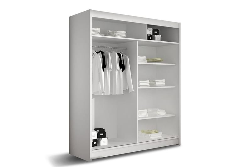 West Garderobe 150x58x200 cm - Oppbevaring - Klesoppbevaring - Garderober & garderobesystem - Garderobeskap & klesskap