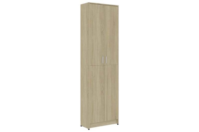 Garderobeskap sonoma eik 55x25x189 cm sponplate - Brun - Oppbevaring - Klesoppbevaring - Garderober & garderobesystem