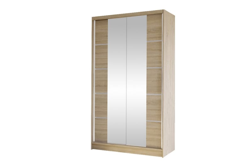 Glenmore Garderobe m. Speil - Brun - Oppbevaring - Klesoppbevaring - Garderober & garderobesystem