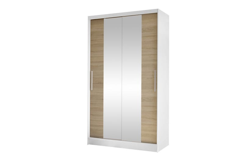 Glenmore Garderobe m. Speil - Hvid - Oppbevaring - Klesoppbevaring - Garderober & garderobesystem